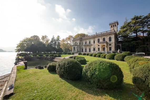 Villa Erba's facade, Menaggio, Lake Como, Italy